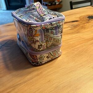 vera bradley cosmetic bag set